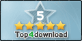 Awarded 5 stars on top4download.com
